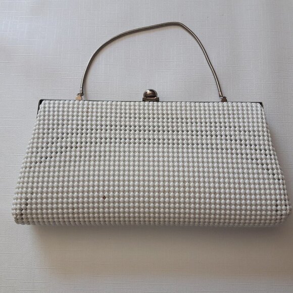 Vintage 50s Beaded Purse Snap closure - Picture 2 of 5